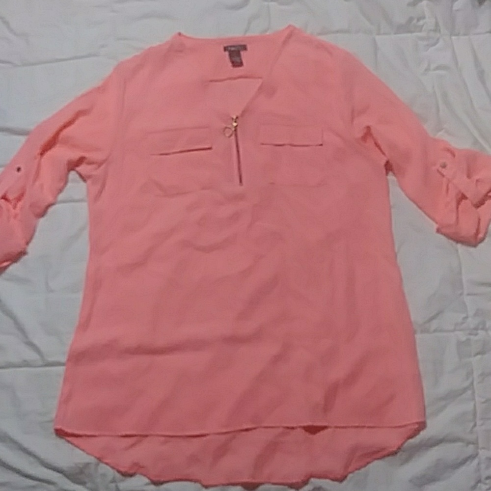 Coral colored top
